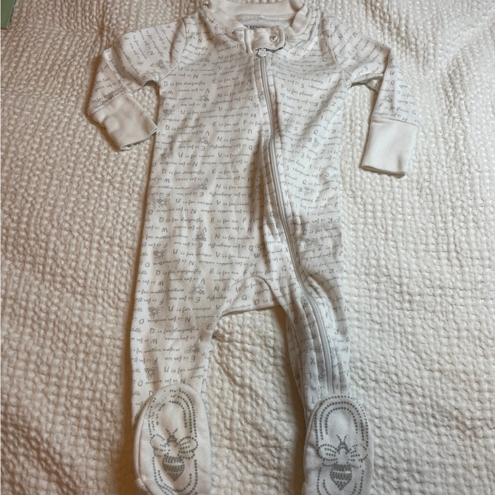 Burt’s bees baby Alphabet sleeper 3-6